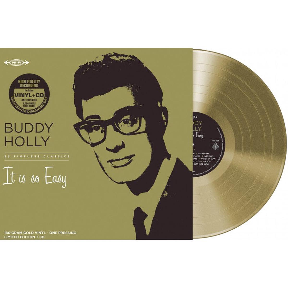 Buddy Holly - It Is So Easy - 1LP & 1CD - Gold Vinyl 180g + CD [Record Store Day 2026]