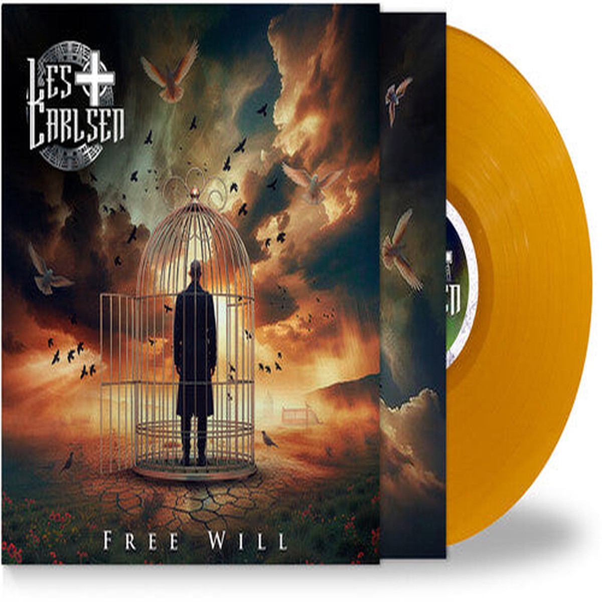Les Carlsen: Free Will - Orange - VINYL LP