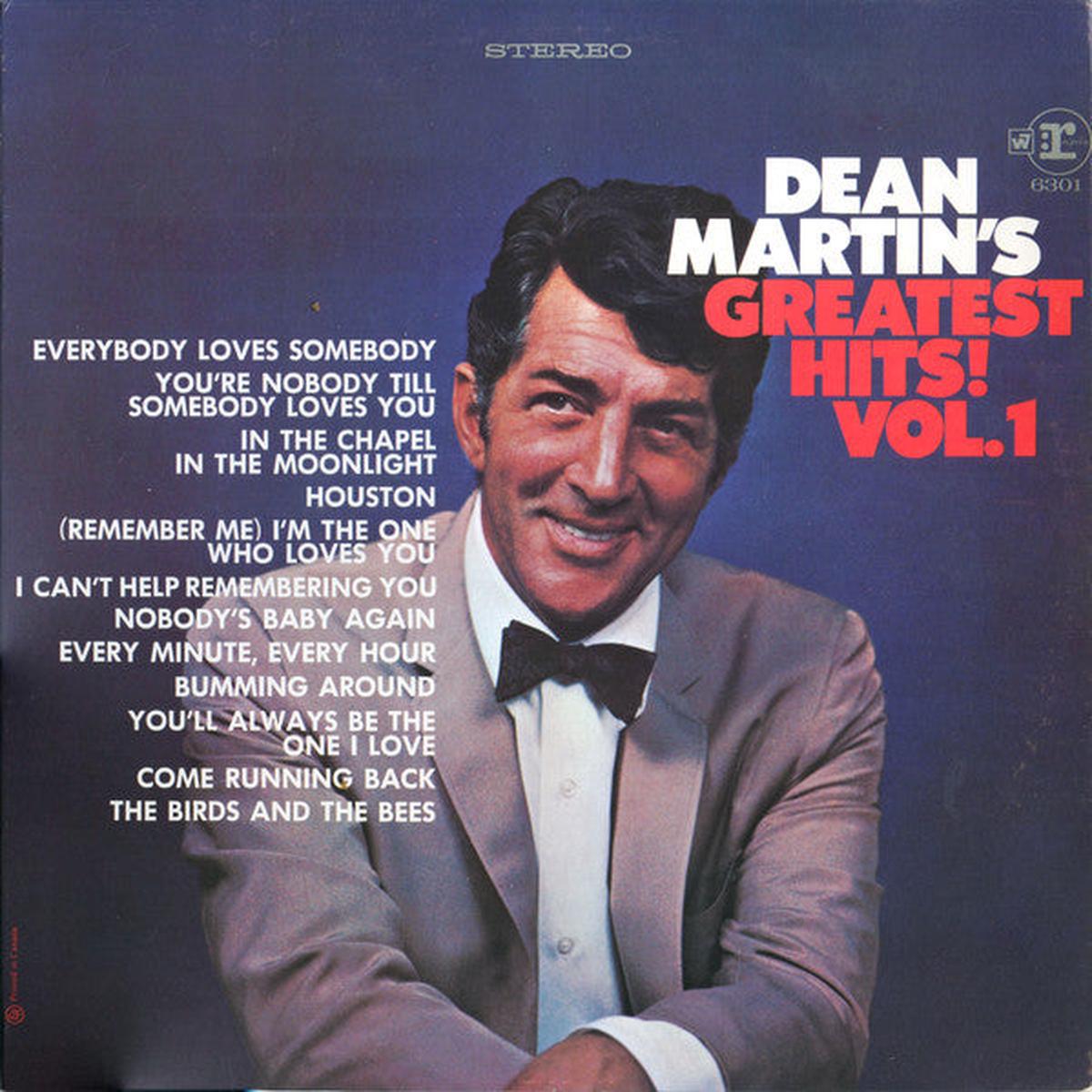 Dean Martin  Dean Martin's Greatest Hits! Vol. 1  1968  Easy Listening (vinyl lp)