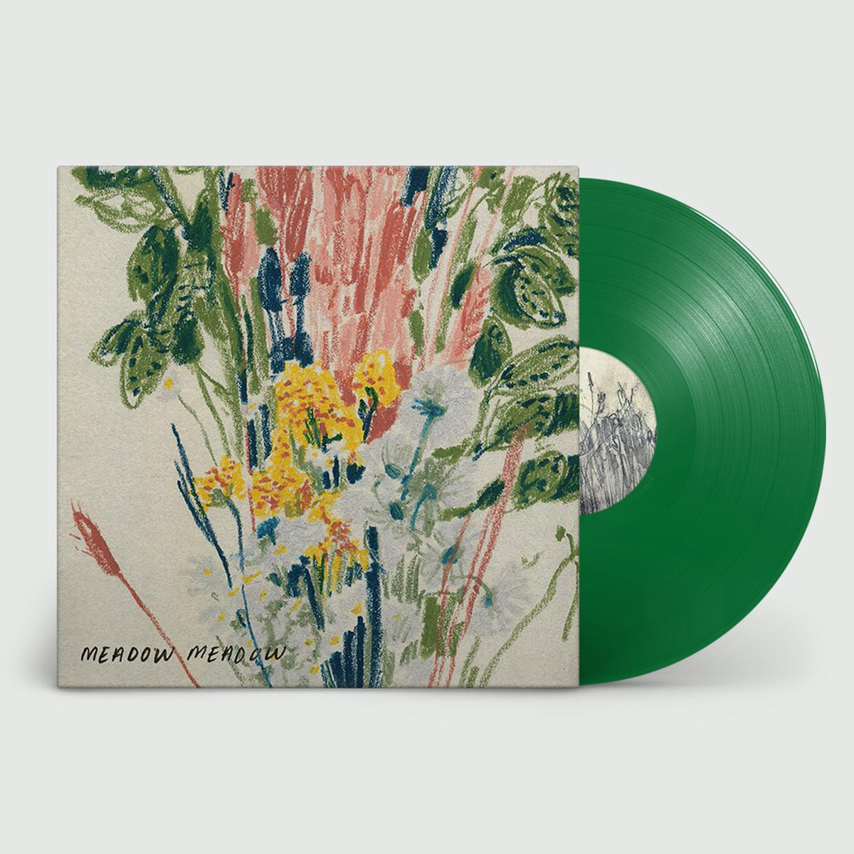 Meadow Meadow Exclusive Green Vinyl LP Signed Art Card