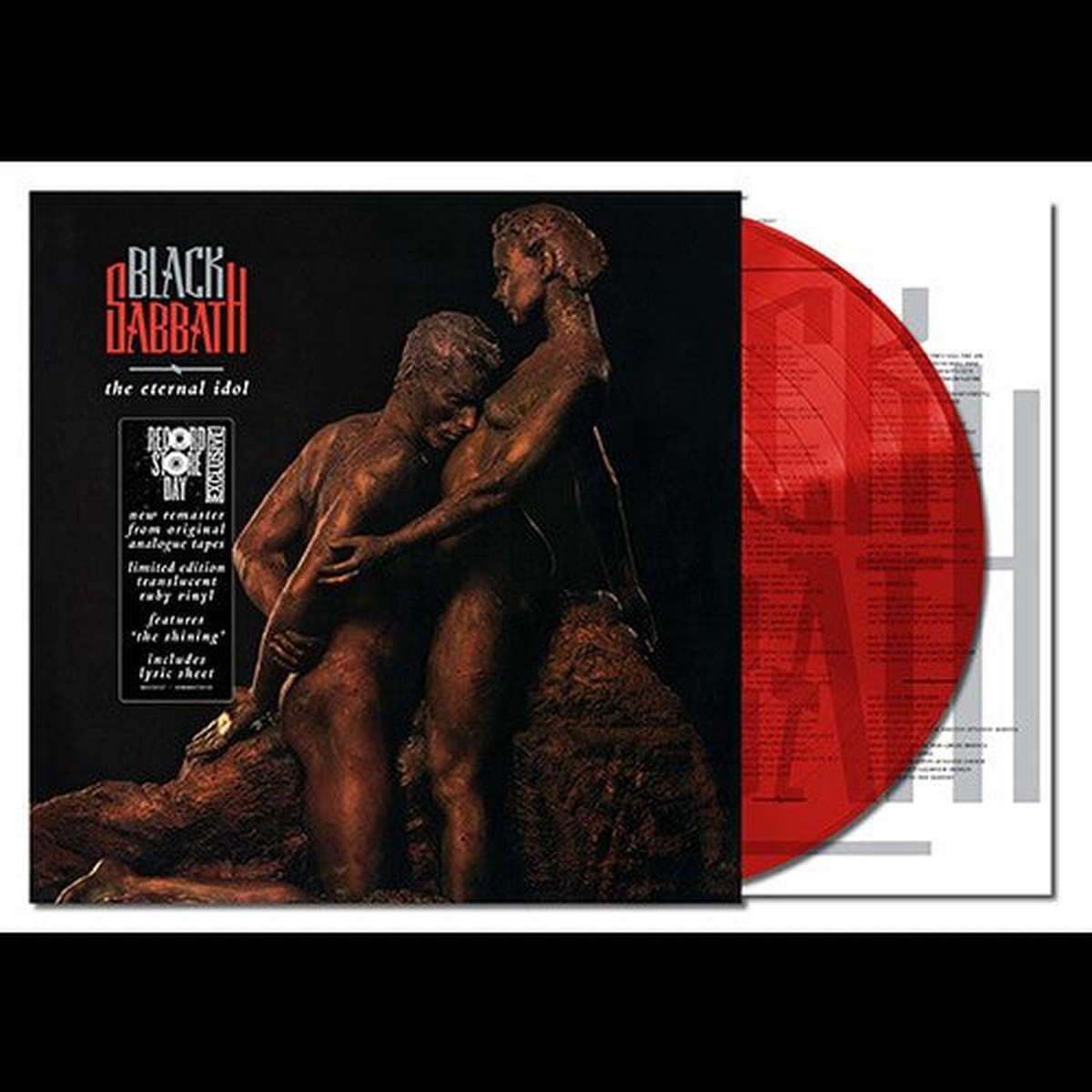 Black Sabbath 8211 The Eternal Idol 8211 1LP 8211 Red Vinyl Record Store Day 2025