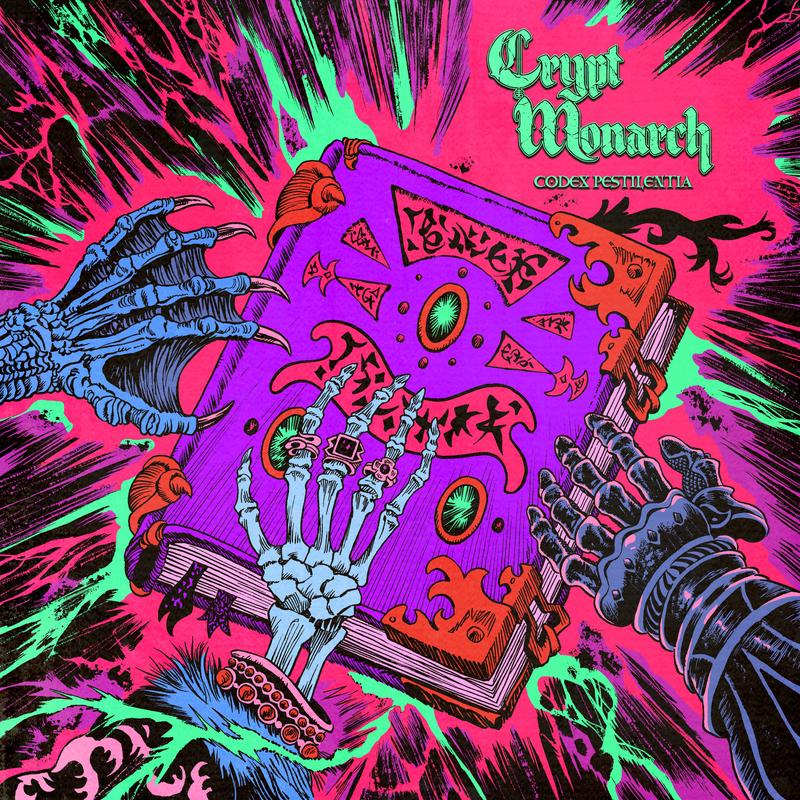 Crypt Monarch - Codex Pestilentia [Aquadome Edition: Blue/Green Splatter Vinyl] (LP)