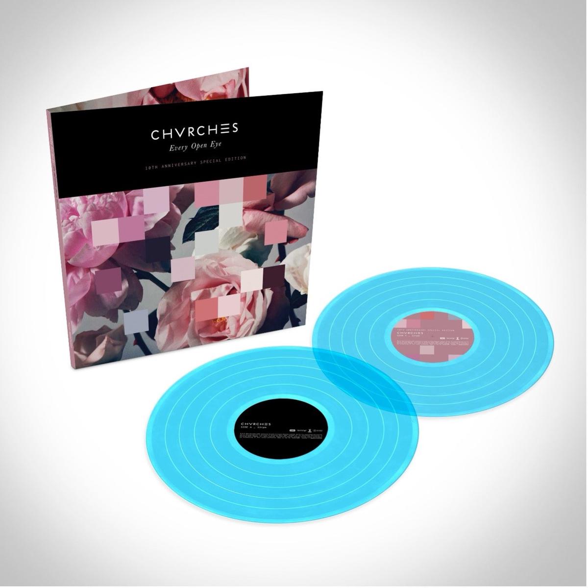 CHVRCHES - Every Open Eye (10 Year Anniversary Version) - 2LP - Translucent Blue Vinyl [Record Store Day 2025]