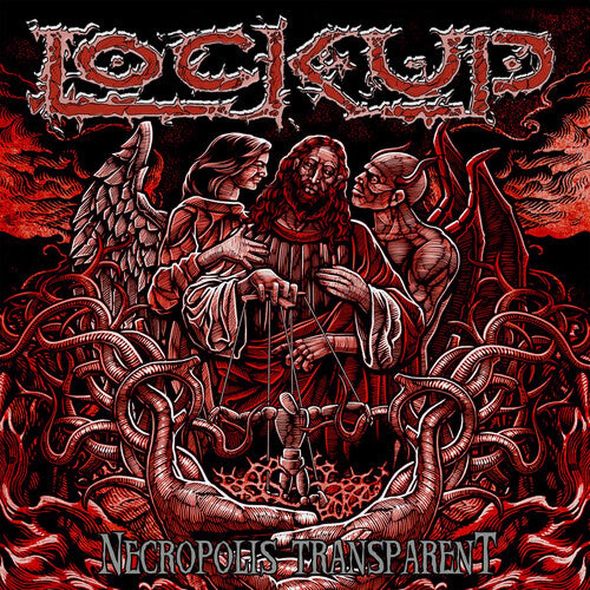 Lock Up: Necropolis Transparent - Red Vinyl - VINYL LP