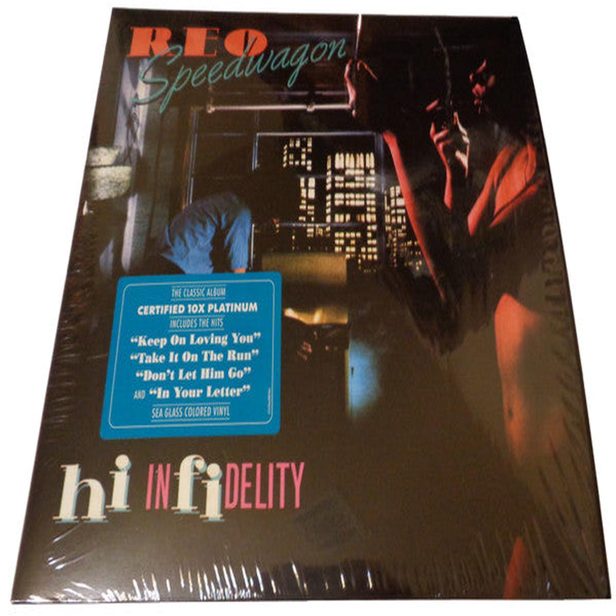 REO SPEEDWAGON 8211 HI INFIDELITY SEA GLASS VINYL (2024) 8211 LP