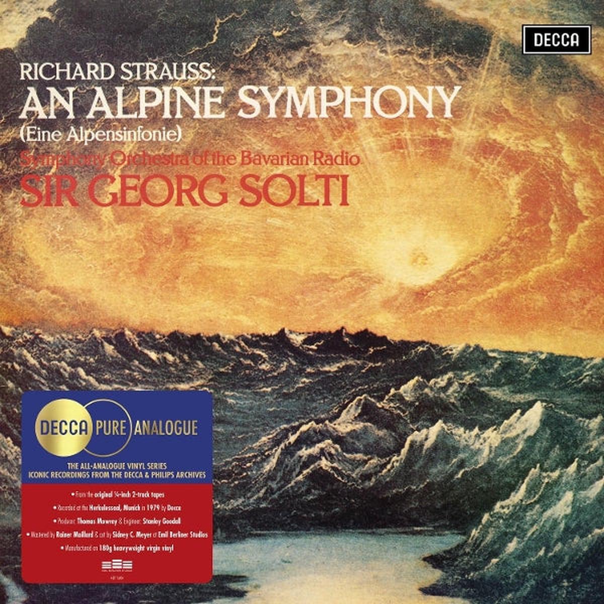 Symphonieorchester Des Bayerischen Rundfunks & Sir - R. Strauss: Eine Alpensinfonie, Op. 64 (LP)