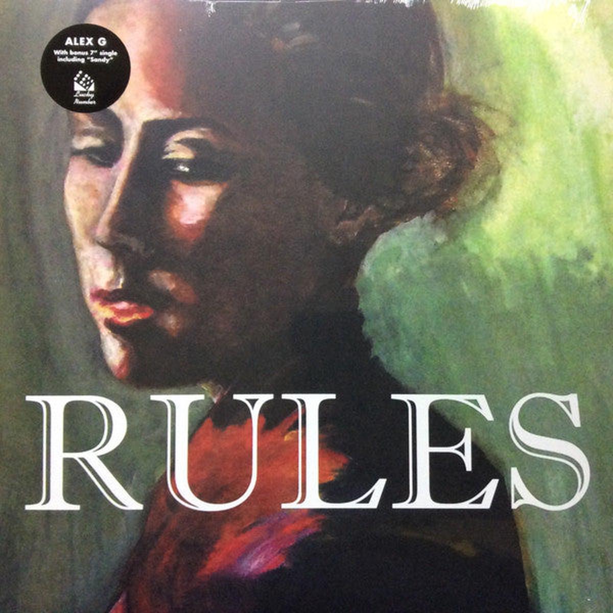 ALEX G - RULES : BLACK & RED MARBLE VINYL - LP