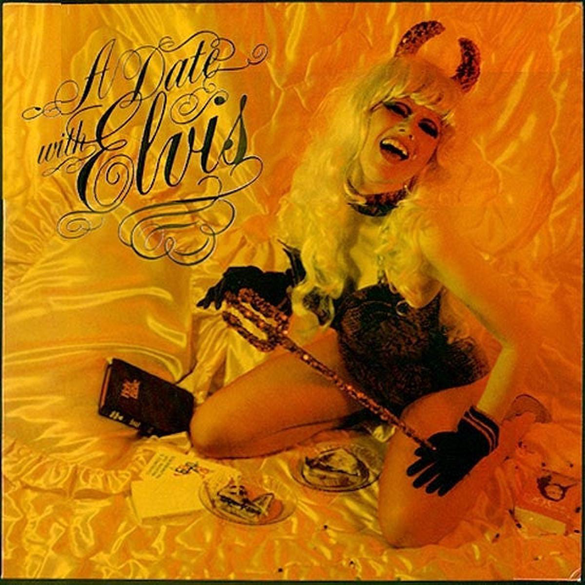 CRAMPS 8211 DATE WITH ELVIS CLEAR YELLOW VINYL 8211 LP