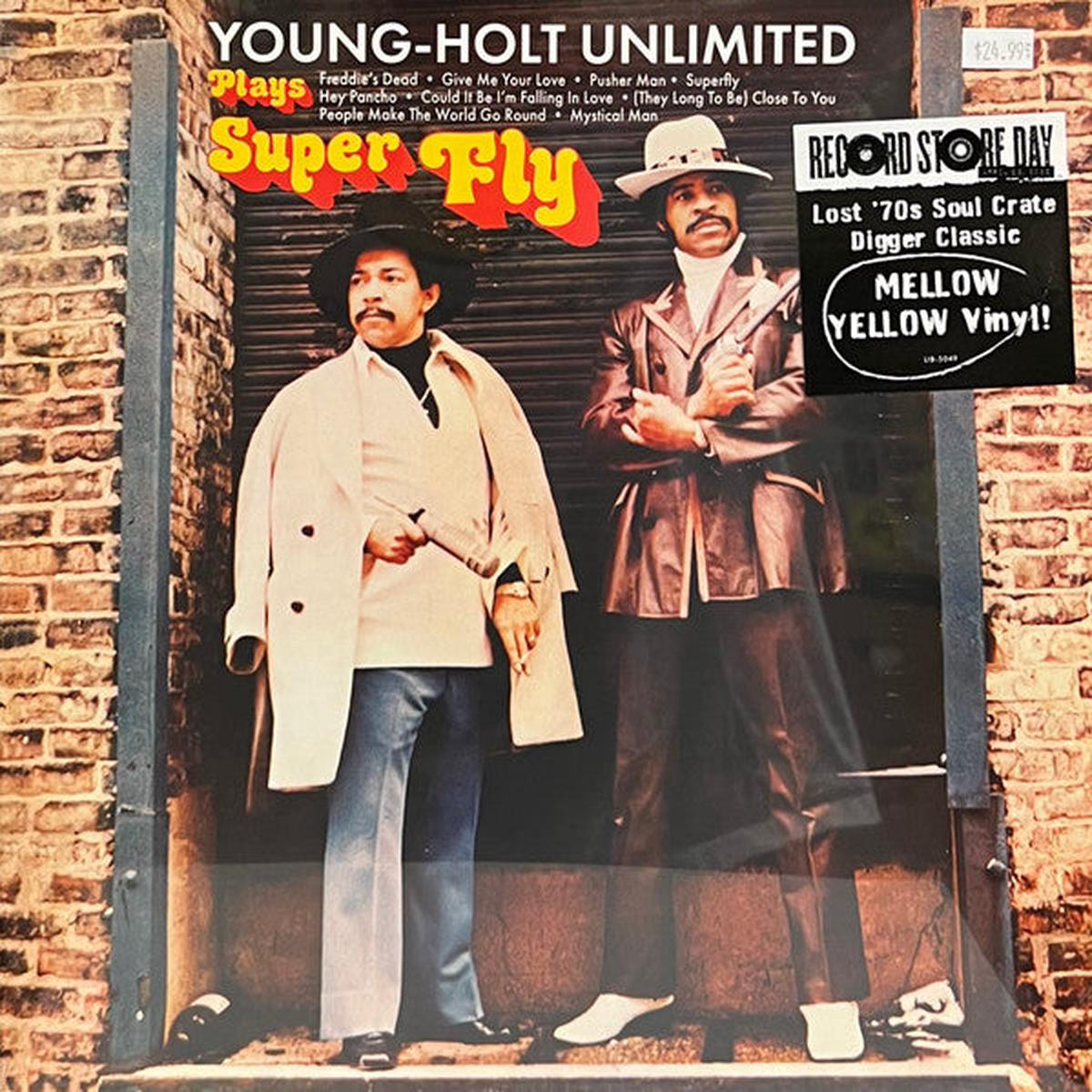 YOUNG-HOLT UNLIMITED 8211 PLAYS SUPER FLY YELLOW VINYL 8211 LP