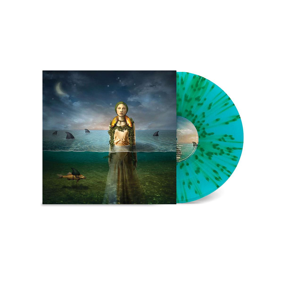 Found In The Flood Limited Blue Green Splatter Vinyl LP