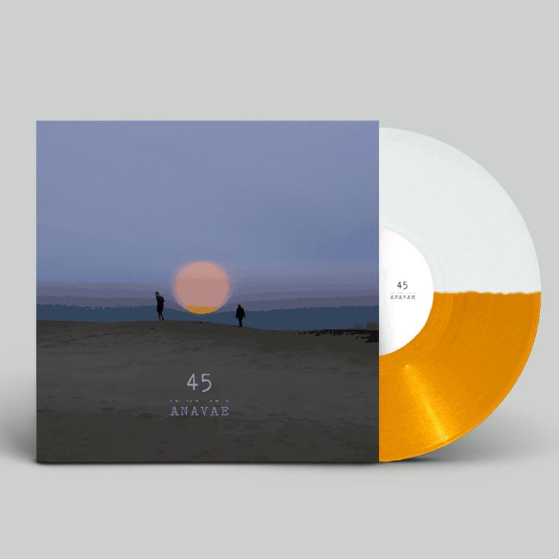 45: Exclusive Signed Orange + White Split Vinyl LP