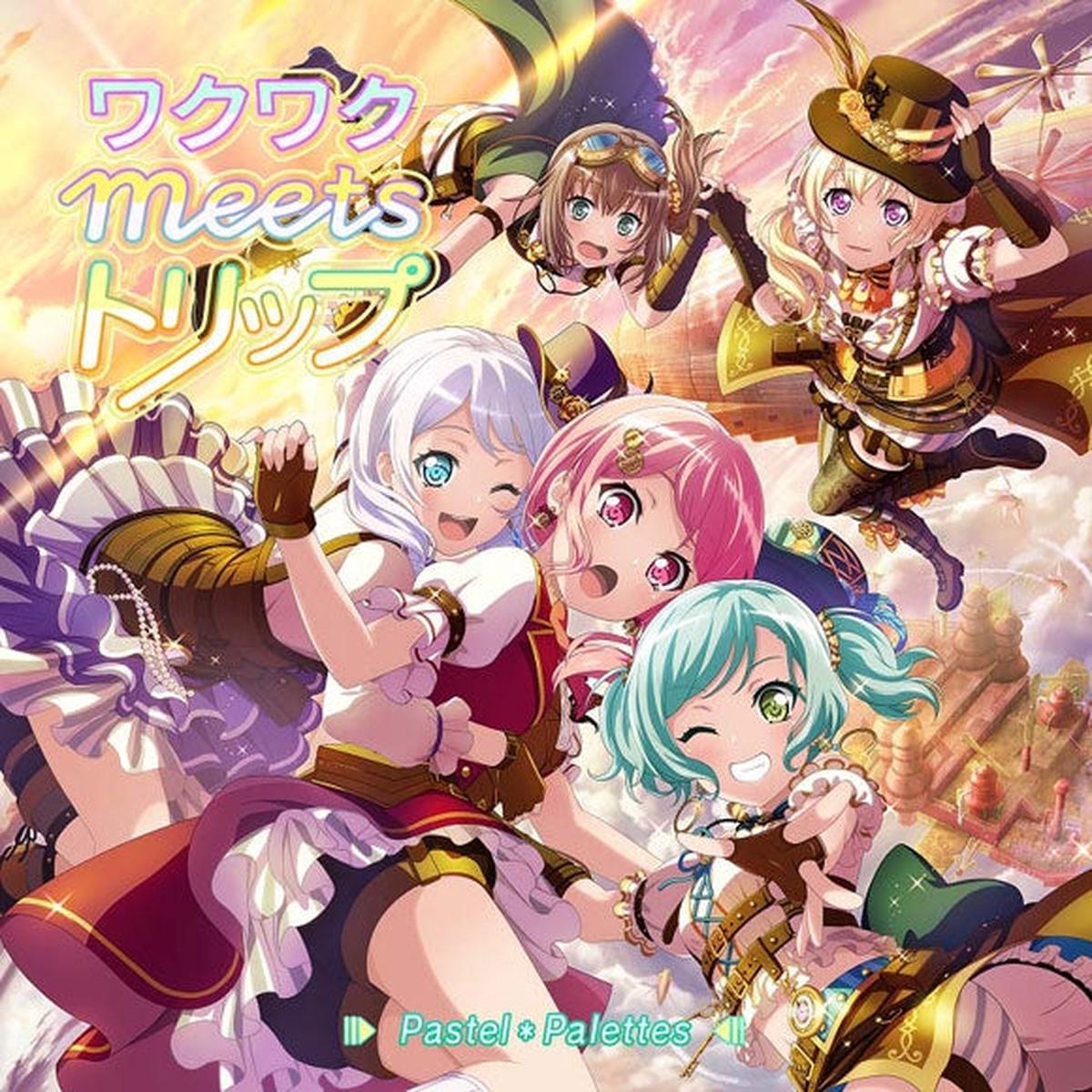 (Character Song) BanG Dream! - Wakuwaku meets Trip by Pastel*Palettes [w/ Blu-ray, Production Run Limited Edition]