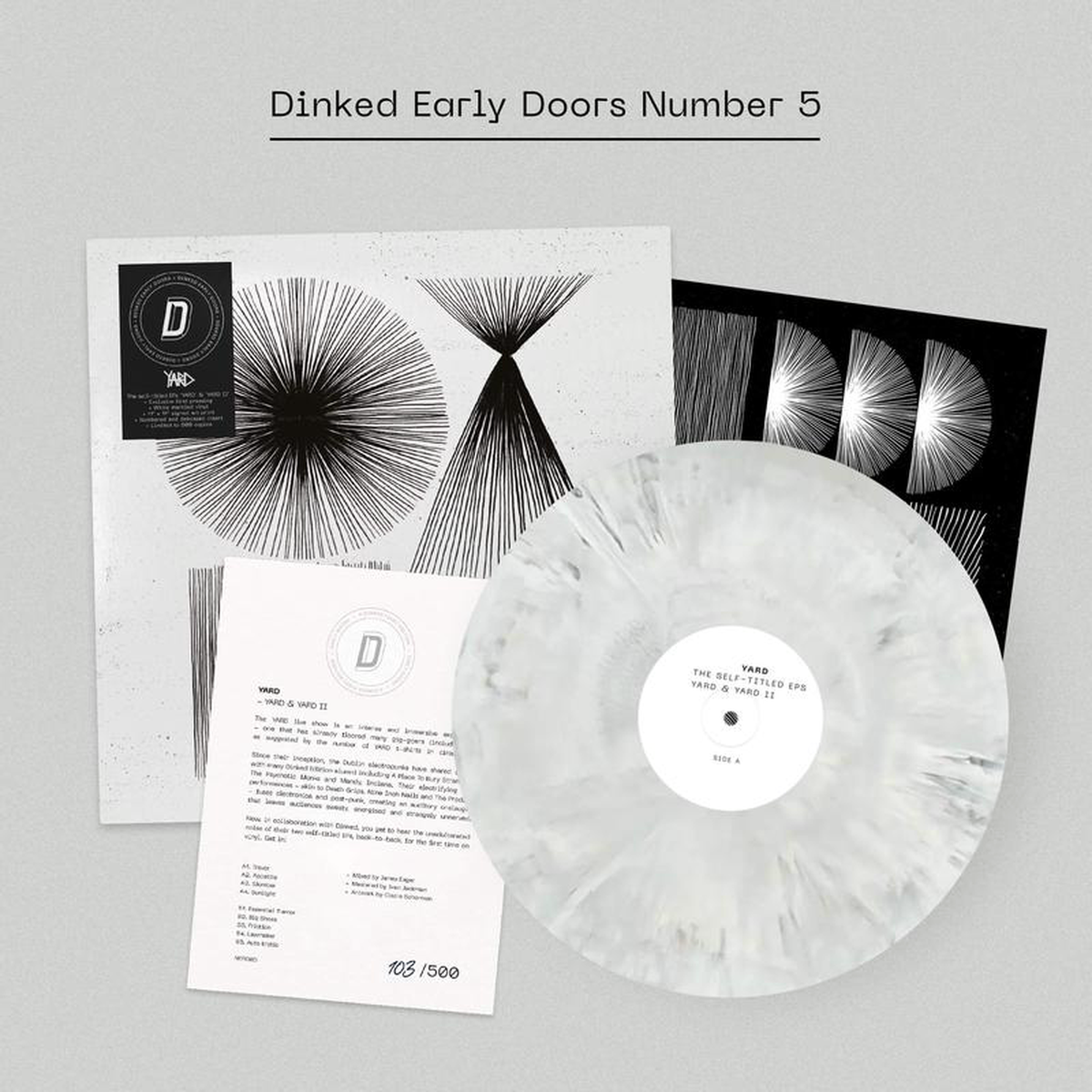 YARD 8211 YARD 038 YARD II 8211 EP 8211 White Marbled Vinyl 8211 Dinked Early Doors Edition 05 JAN 16